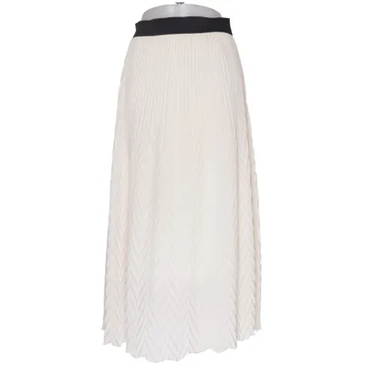 Jupe longue (Beige, Noir) de Maje Élasthane, Polyester, Viscose