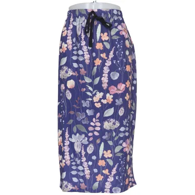 Jupe (Bleu, Multicolore) de Emery Rose Élasthane, Polyester