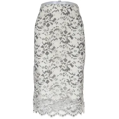 Rok (Wit, Zwart) van Lerros Elastaan, Polyamide, Polyester, Viscose