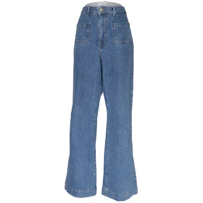 Jeans (Blå) från Lindex Bomull, Elastan