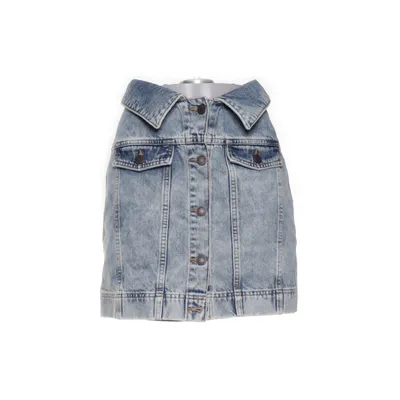 Denim skirt (Blue) from H&M x Moschino Cotton