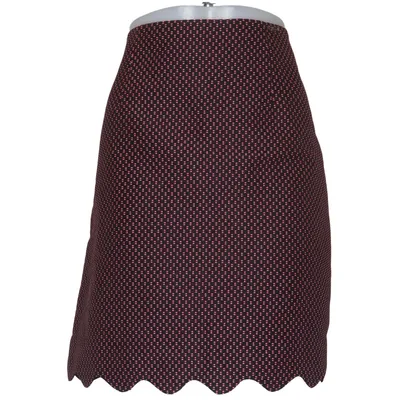 Nederdel (Sort, Pink) fra Simple Acetat, Polyester