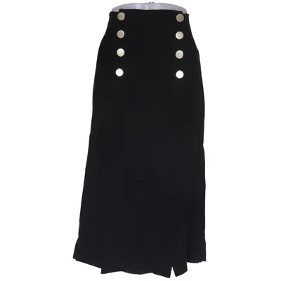 Skirt (Black) from Massimo Dutti Elastane, Viscose