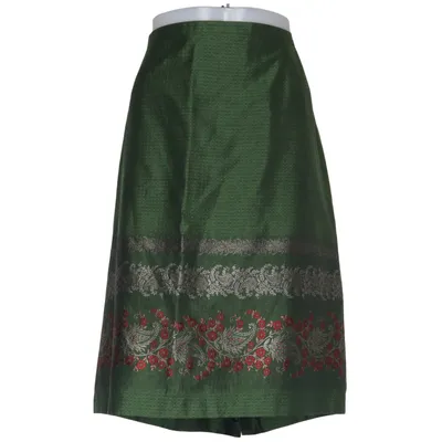 Jupe (Vert, Multicolore) de Samantha Coton, Polyester, Viscose