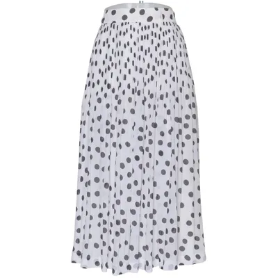 Maxi nederdel (Hvid, Sort) fra Gerry Weber Acetat, Polyester