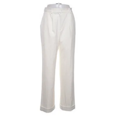 Jakkesætsbukser (Beige) fra Mathilde & Sophie Gøhler x NA-KD Elastan, Polyester, Viscose