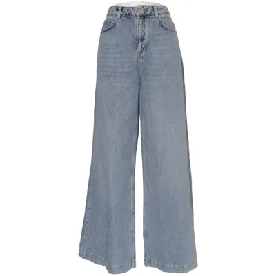 Jeans (Luisenpark Palazzo) fra Goldgarn Denim Bomuld