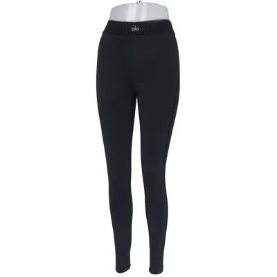 Træningsleggings (Sort) fra Alo Elastan, Polyester