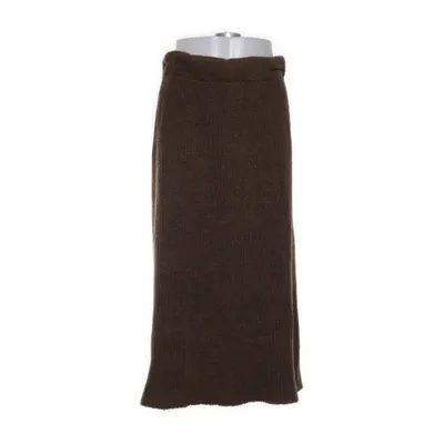 Maxi rok (Bruin) van Object Acryl, Nylon, Gerecycled polyester