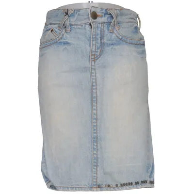 Denim skirt (Blue) from L.A.M.B Cotton