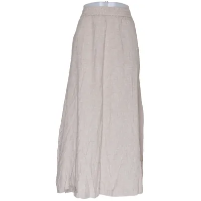 Maxi nederdel (Beige) fra MSCH Copenhagen Linned, Viscose