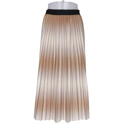Jupe longue (Marron, Blanc) de Maison 123 Élasthane, Polyester