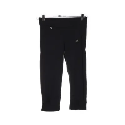 Trekvartsbyxor (Svart, Vit) från Adidas Elastan, Polyester