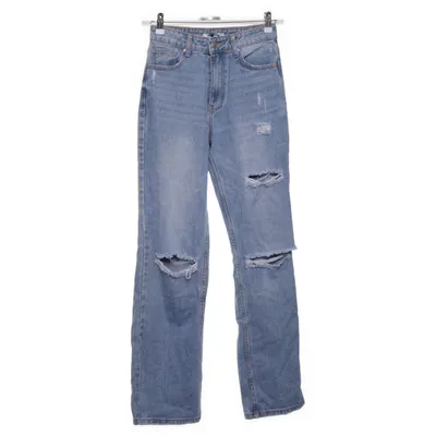 Jeans (Blue) from Marivy Paris Cotton, Viscose