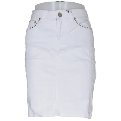 Jupe en jean (Blanc) de Ambiente Coton, Élasthane