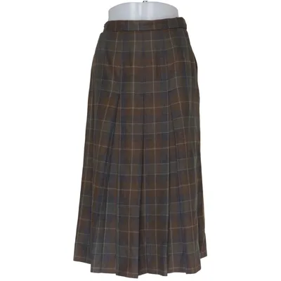 Skirt (Brown, Multicolored) from Aquascutum Acetate, Viscose