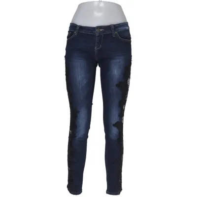 Spijkerbroek (Blauw, Zwart) van Simply Chic Katoen, Elastaan