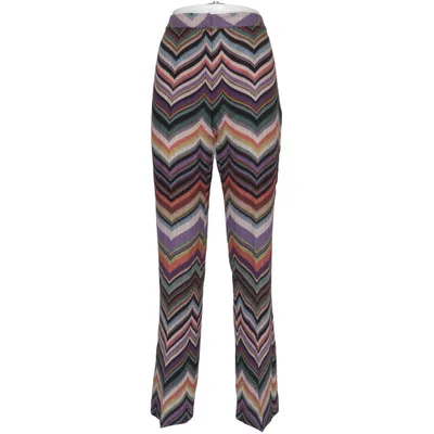 Pantalon patte d'éléphant (Multicolore) de Sem Per Lei Élasthane, Polyester
