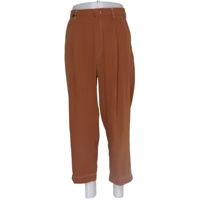 Suit pants (Brown) from Noak Cotton, Polyester