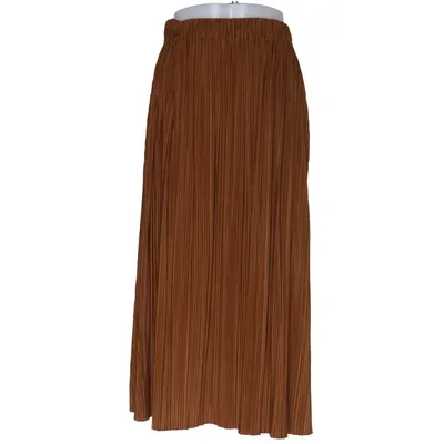 Maxi nederdel (Brun) fra Samsøe & Samsøe Elastan, Genanvendt polyester