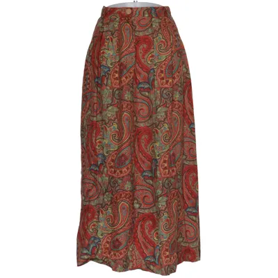 Jupe longue (Rouge, Vert, Bleu, Multicolore) de Basset Acétate, Viscose, Laine