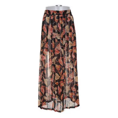 Långkjol (Svart, Flerfärgad) från InWear Acetat, Polyester