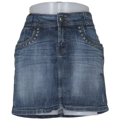 Jeanskjol (Blå) från Denim by Lindex Bomull, Elastan