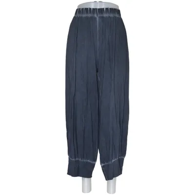 Pantalon (Bleu) de Sara Lindholm Élasthane, Viscose