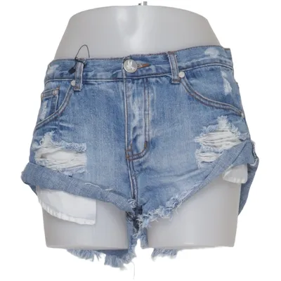 Short en jean (Eddie Eagle Blakey) de One Teaspoon Coton