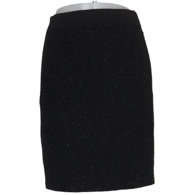 Kjol (Svart) från Escada Couture Nylon, Viskos, Ull