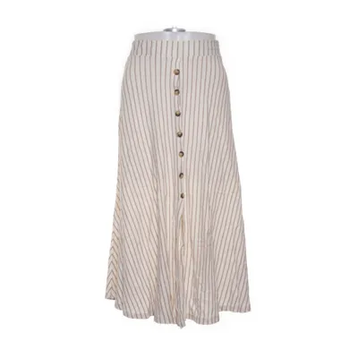 Långkjol (Beige, Brun) från About You Bomull