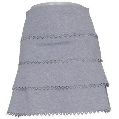 Jupe (Gris) de Nikkie Coton, Élasthane, Polyester