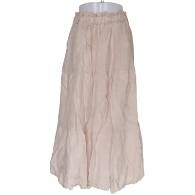 Maxi skirt (Beige) from Made in italy Linen