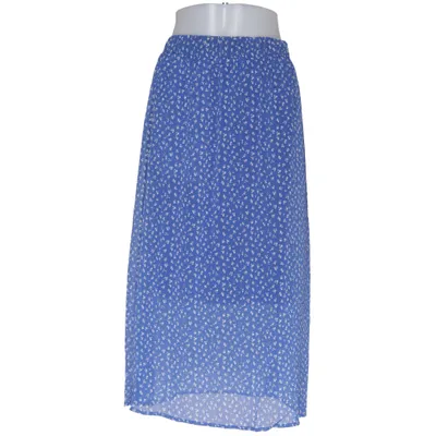 Maxi nederdel (Blå, Hvid) fra Denim Hunter Polyester, Viscose