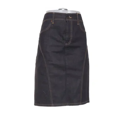 Denim skirt (Black) from Flash Jeans Cotton, Elastane