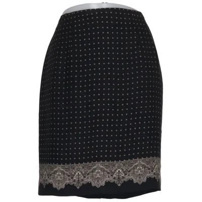 Kjol (Svart, Rosa) från Talbots Polyester, Silke
