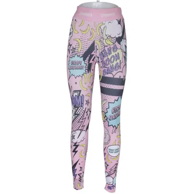 Träningstights (Rosa, Flerfärgad) från Stronger Elastan, Återvunnen polyester
