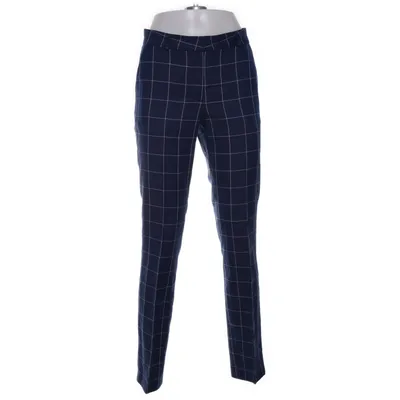 Suit pants (Blue, White) from Cvrd Polyester, Viscose