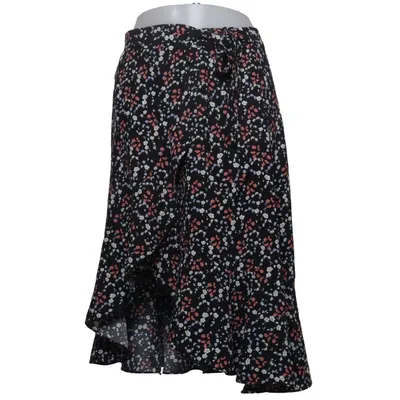 Jupe portefeuille (Noir, Multicolore) de Three Sixty Five Polyester