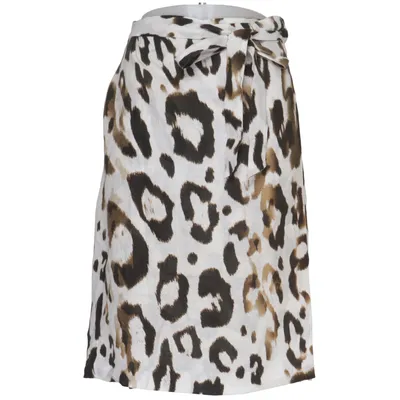 Wrap skirt (White, Brown, Black) from Purdey Cotton, Linen