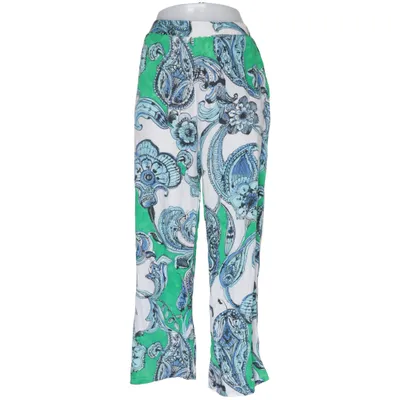 Pantalon patte d'éléphant (Bleu, Vert, Blanc, Multicolore) de Milano Italy Viscose