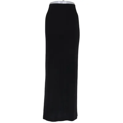 Maxi skirt (Black) from Evening by Merrytime Acetate, Elastane