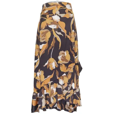 Omlottkjol (Svart, Flerfärgad) från Twist & Tango Elastan, Återvunnen polyester