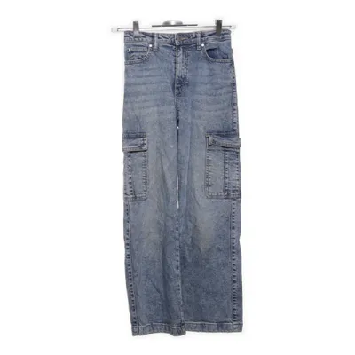 Cargobyxor (HANNA HIGH WAIST LOOSE) från Hanna Bomull, Elastan