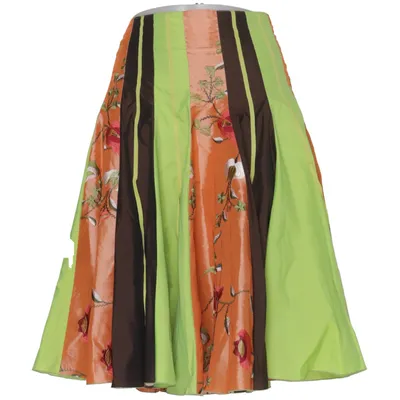 Nederdel (Grøn, Brun, Flerfarvet) fra Indies Polyamid, Polyester, Viscose