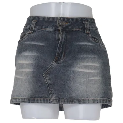 Jeansnederdel (Blå) fra Only Jeans Bomuld