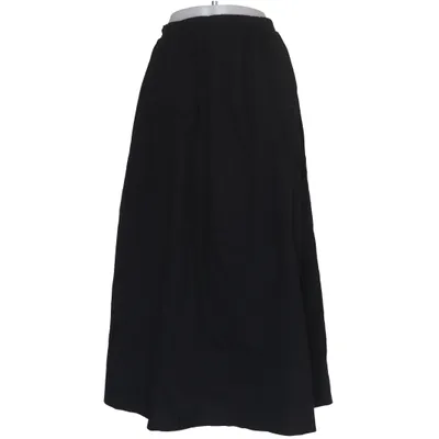 Maxi skirt (Black) from Oui Cotton, Elastane, Polyamide