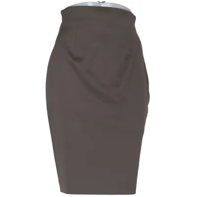 Skirt (Gray) from Plein Sud Elastane, Viscose, Wool