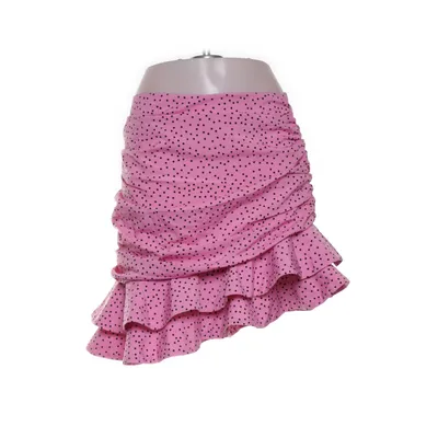 Nederdel (Pink, Sort) fra Loavies Elastan, Polyester