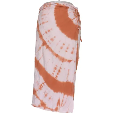 Jupe portefeuille (Marron, Rose) de Sea Me Happy Viscose